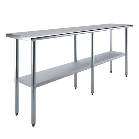 Amgood 18 in. x 84 in. Stainless Steel Table AMG WT-1884